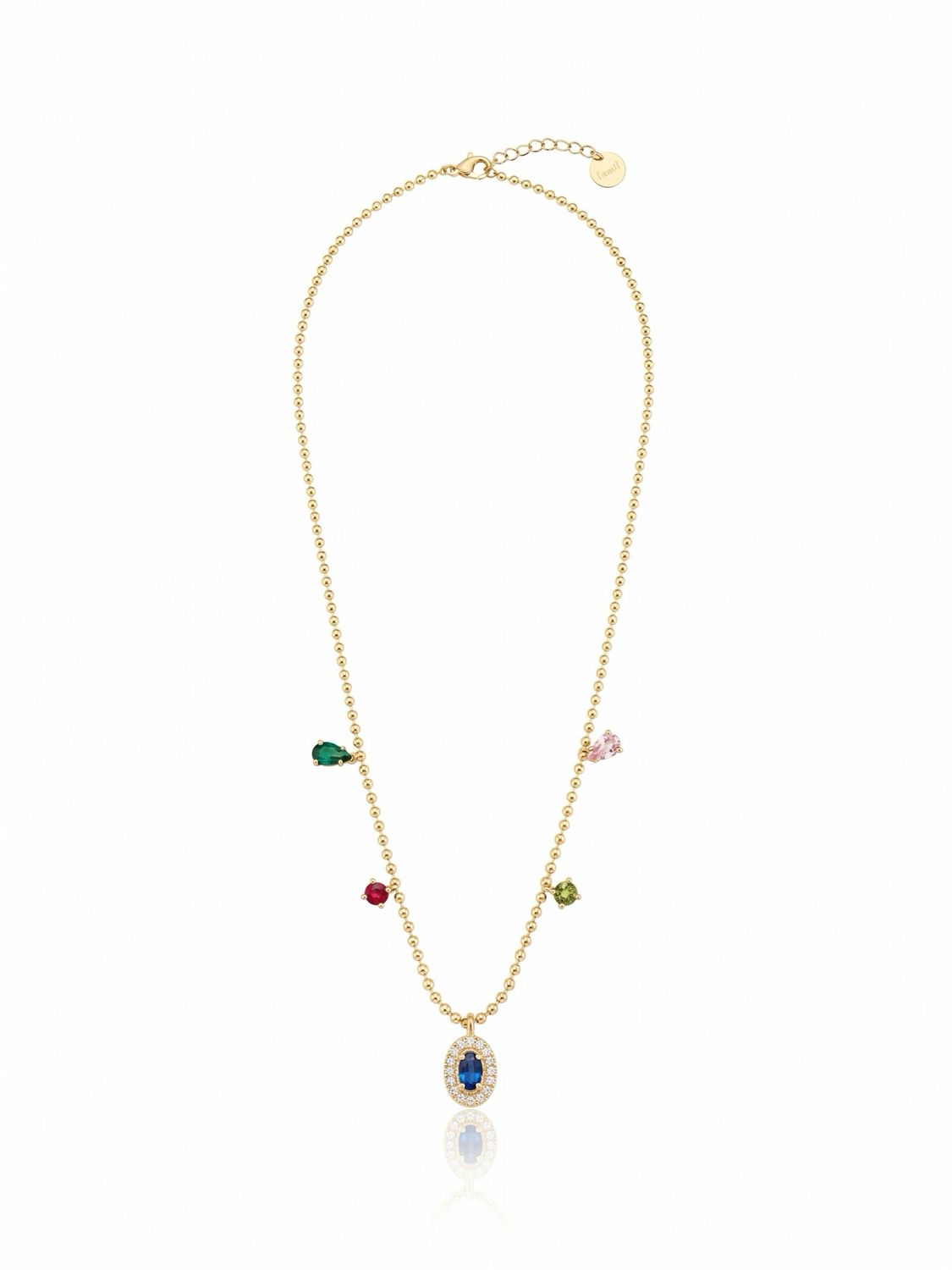 Girocollo charms multicolor gold