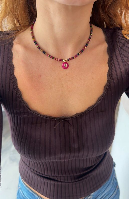 Girocollo rebel rose