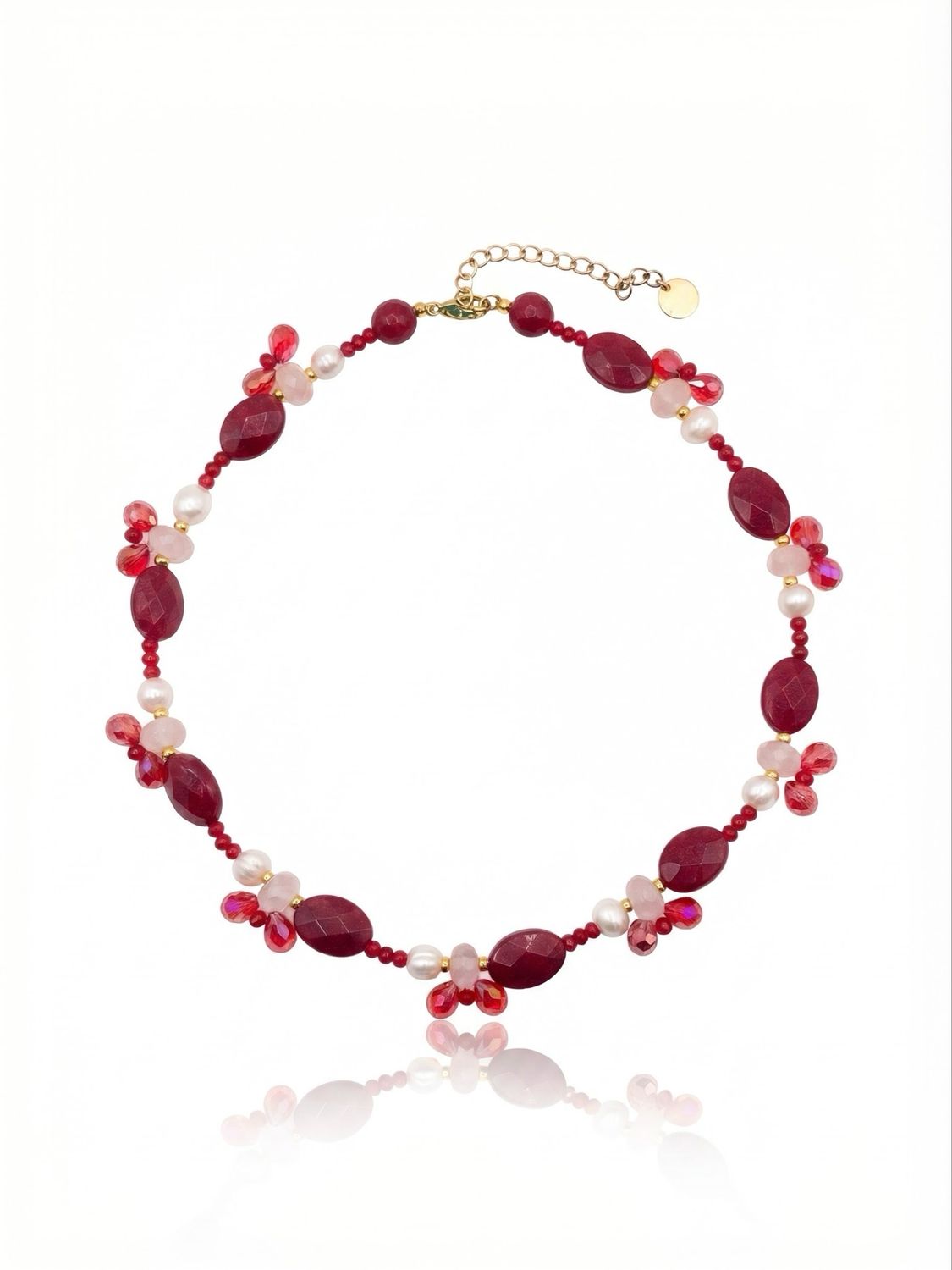 Choker Fairy bloom rosso