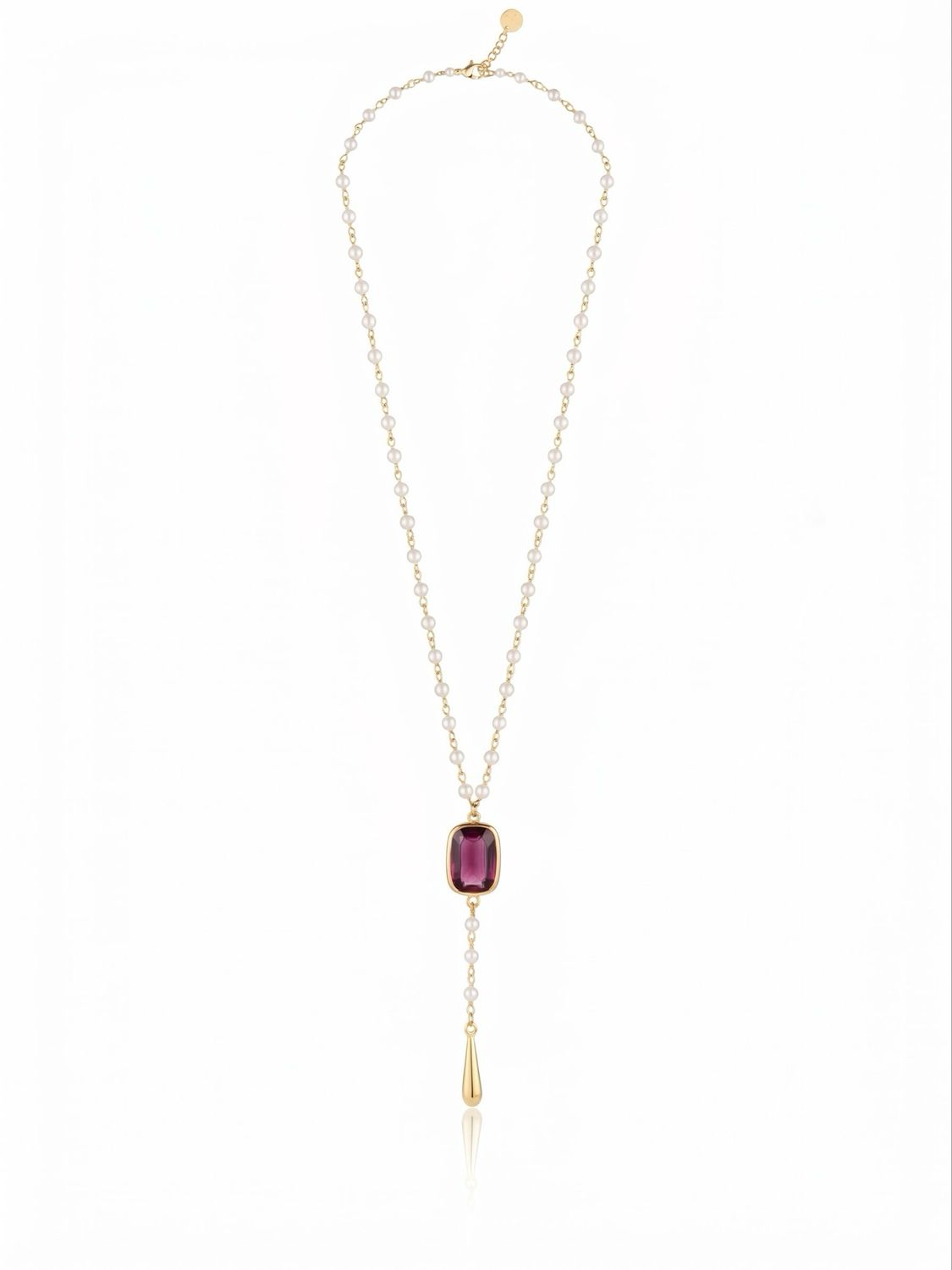 Collana rosario purple pearl