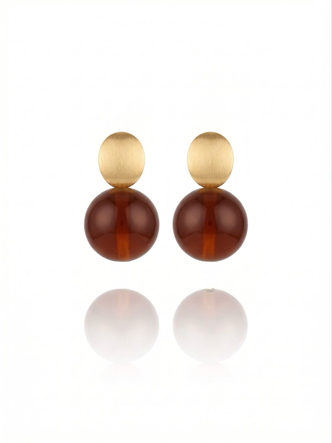 Orecchini brown bubble