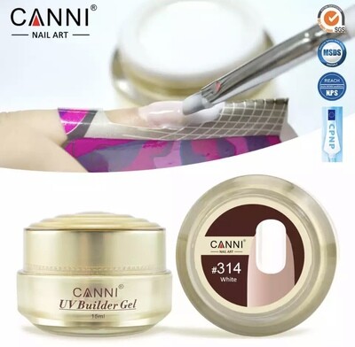 Aufbaugel UV/LED Weiss 15ml