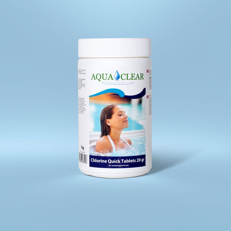 20 gr Chlorine tablets quick dissolving 1Kg