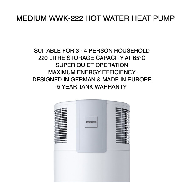 MEDIUM Hot Water Heat Pump STIEBEL ELTRON WWK 222 MEDIUM Hot Water Heat Pump STIEBEL ELTRON WWK 222