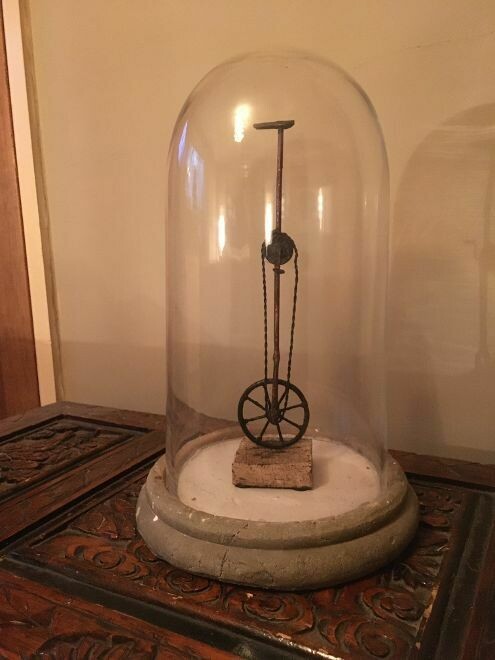 Really Unique Sculpture Under Glass