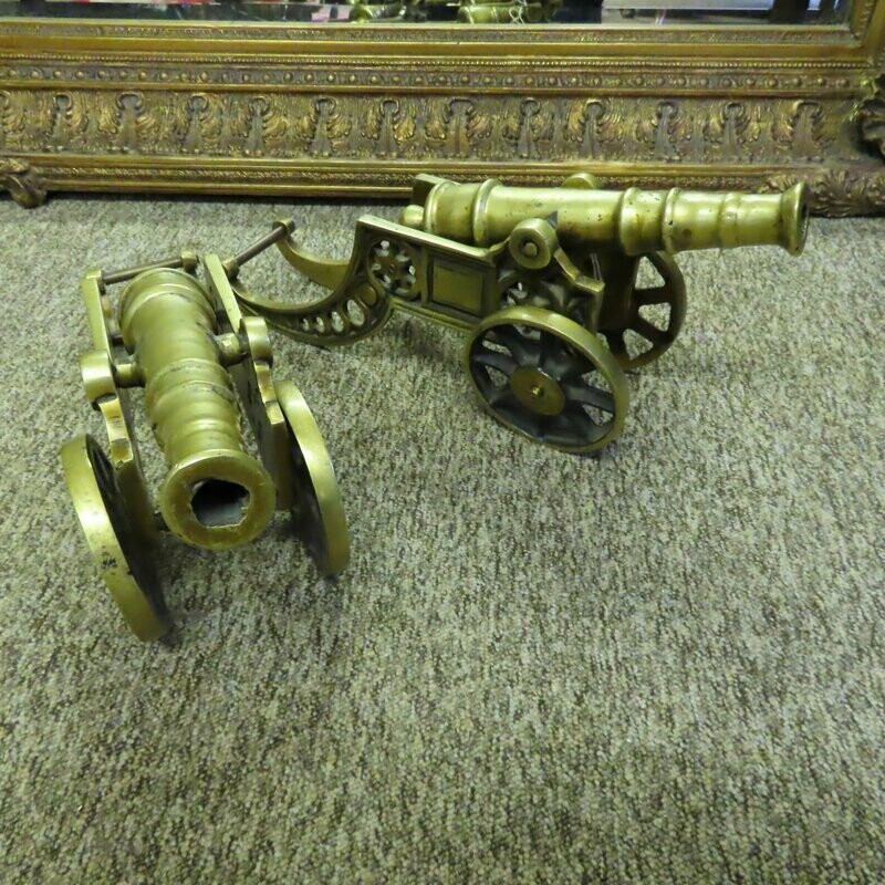 Pair of Brass Cannons