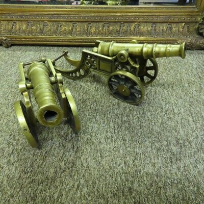 Pair of Brass Cannons