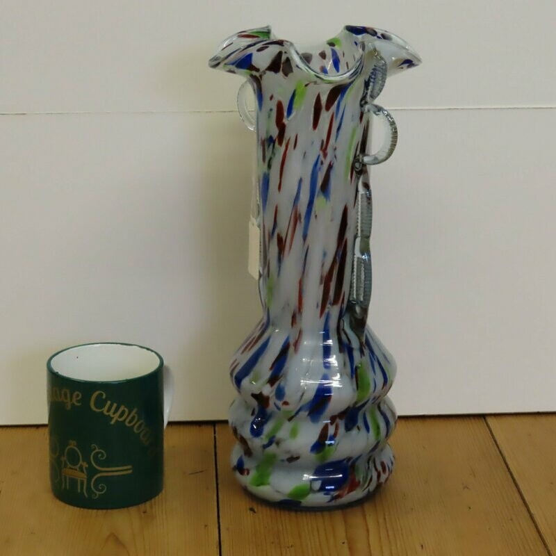 Italian Murano Style Glass Vase