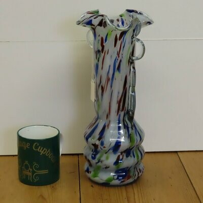 Italian Murano Style Glass Vase