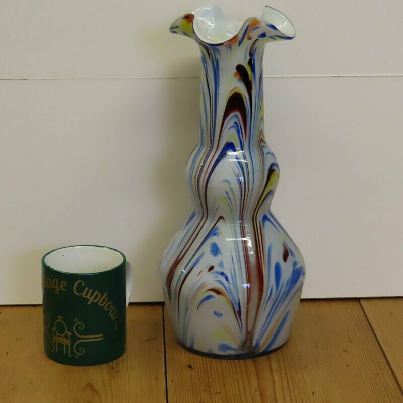 Italian Murano Style Glass Vase