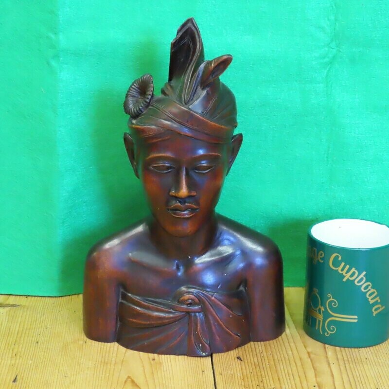 Indonesian Carved Bust
