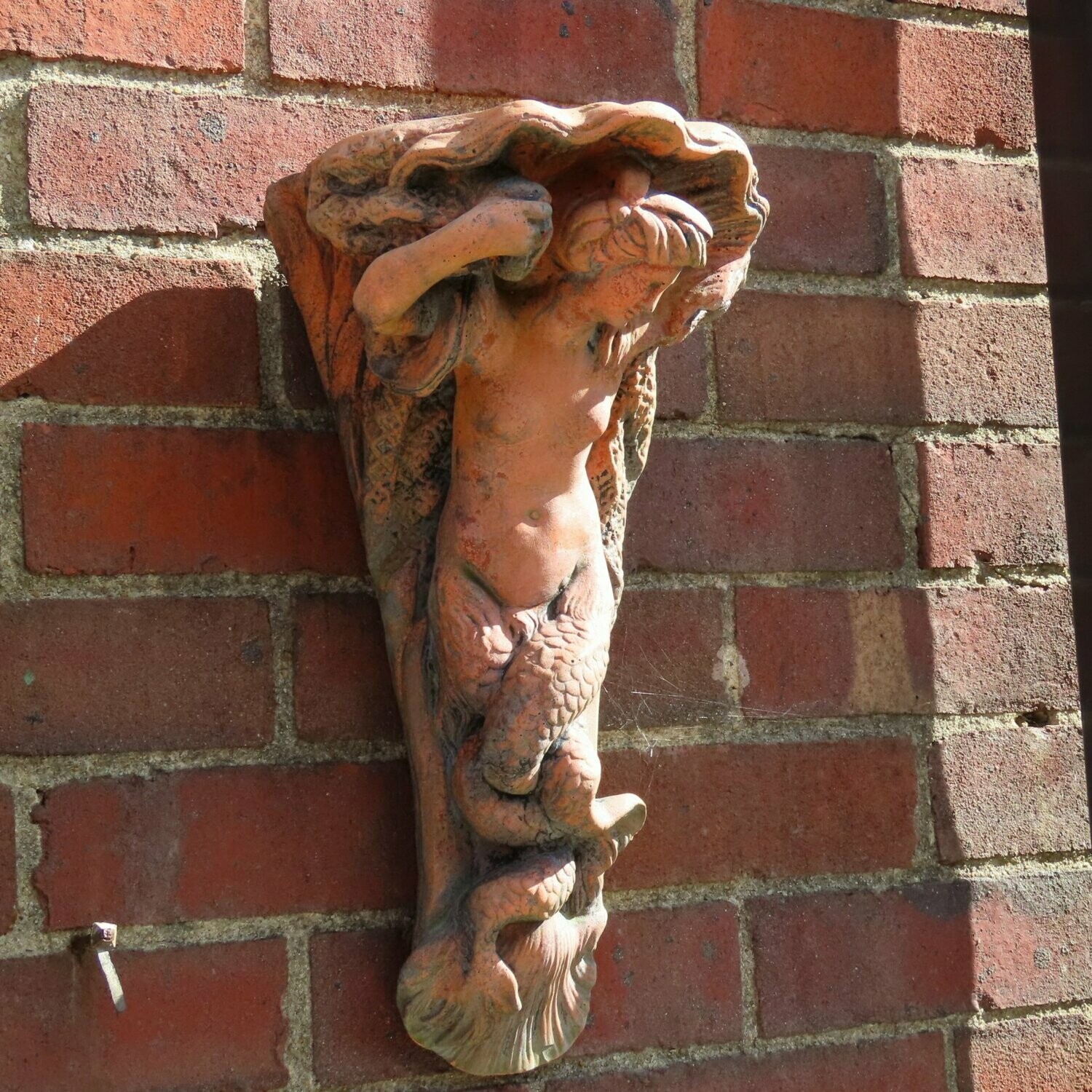 Very Detailed Terracotta Wall Sconce SOLD