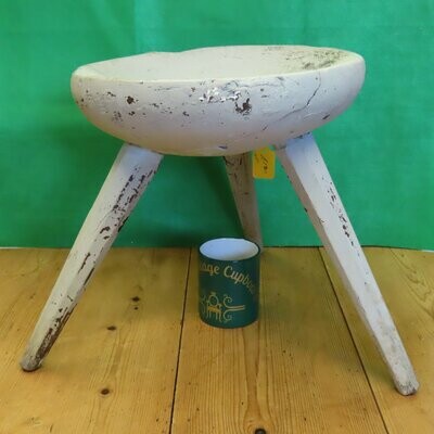 Antique painted Welsh Milking stool