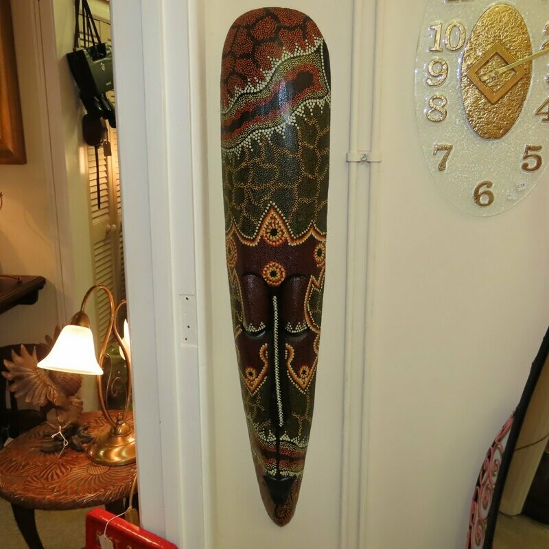 Highly decorative African Mask Plaques