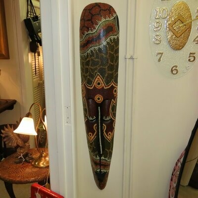 Highly decorative African Mask Plaques