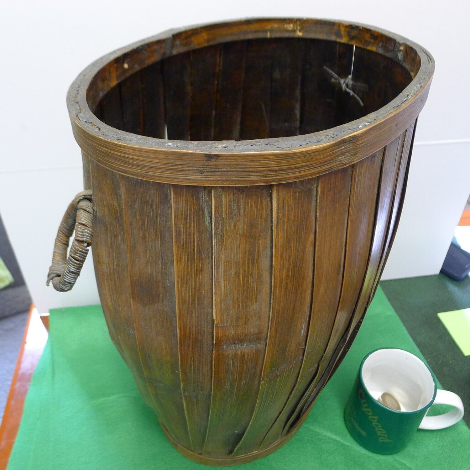 Lovely bamboo barrel