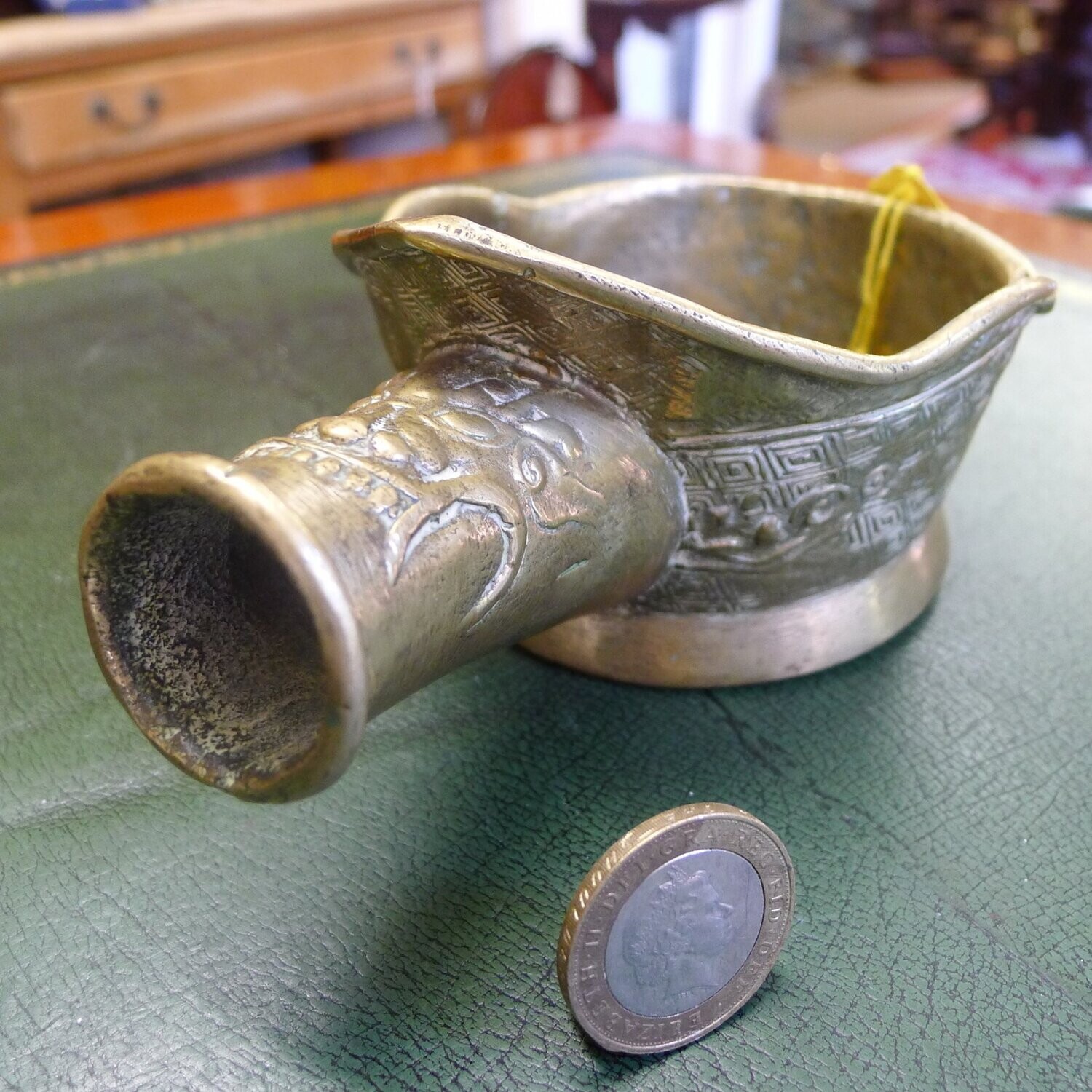 1900's Chinese Silk Iron