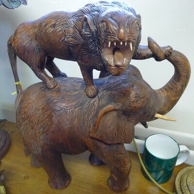 Amazing Solid wood Mythical carving