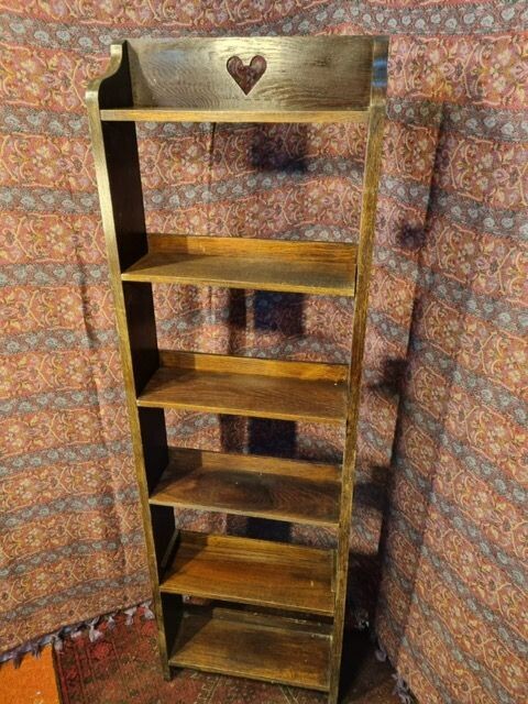 Arts and Crafts ( Liberty's ?) slim oak bookcase.
A rare find SOLD