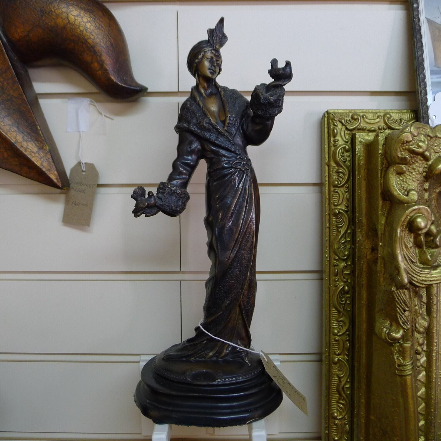 Bronze Art Dec/ Nuveau figurine- lovely detail  SOLD