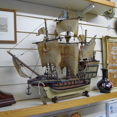 Hand Made  Galleon Ship
