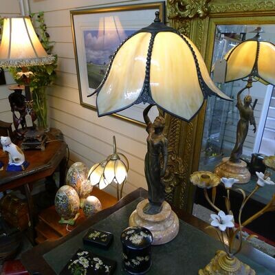 Bronze Lady Lamp