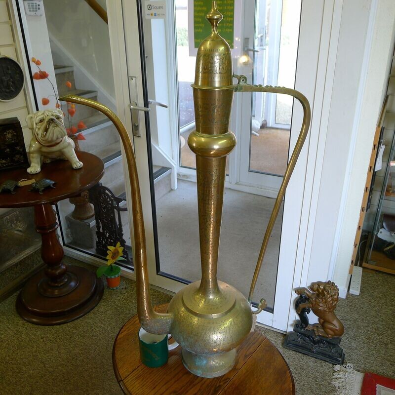 Very Large Vintage Aftaba Ewer
Brass Surahi
Islamic/ Arabian