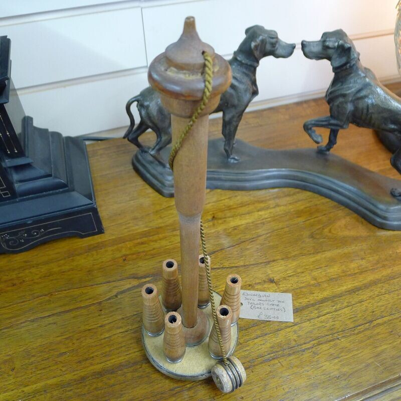 Edwardian  Devil Amongst Tailors Game 
Bar skittles
