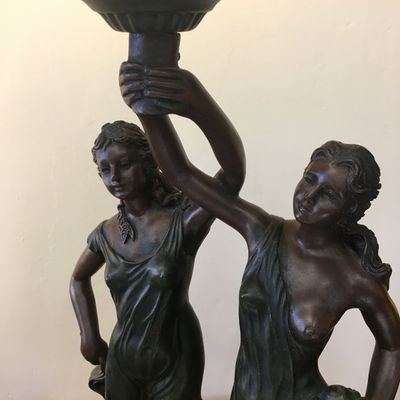 Vintage French Art Deco Lamp