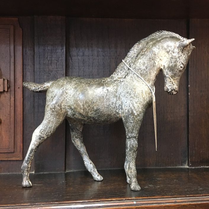 Bronzed Impressionist Horse Figure
