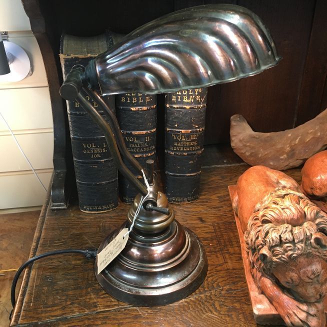 Vintage Bankers Lamp