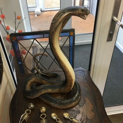Life  size King Cobra Sculpture