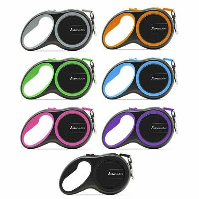 AllPetSolutions Retractable Dog Lead Extending Leash Tape Cord 3m 5m 8m Max 50kg