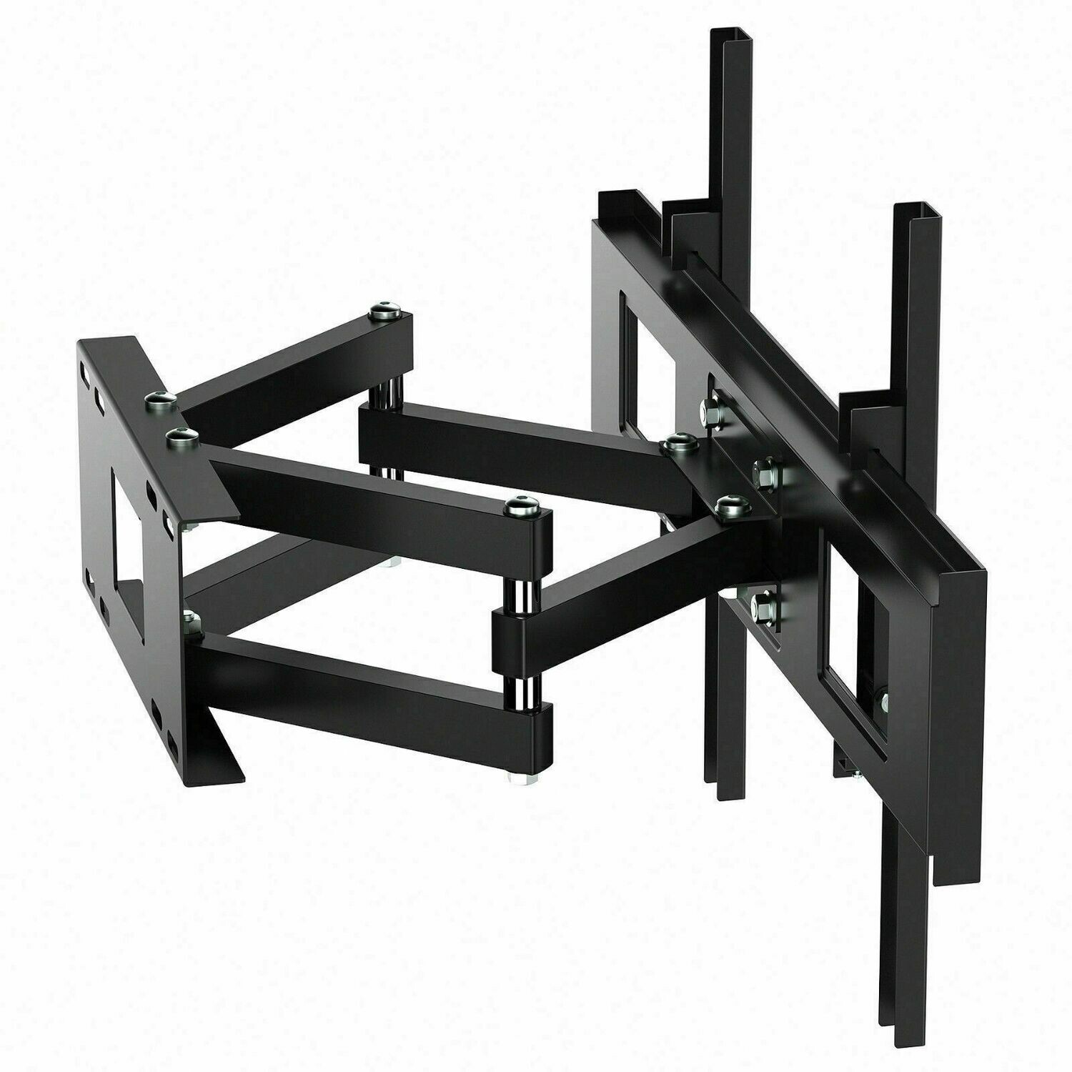 TV Wall Bracket Mount Tilt &amp; Swivel for 32 40 42 46 50 55 60 70&quot; Double Arms UK