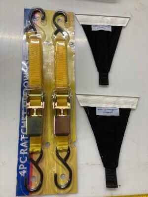 5 mm PAIR OF TIE DOWN STRAPS