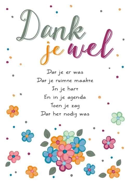Dank je wel