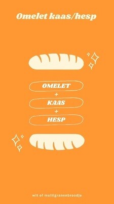 Omelet kaas / hesp