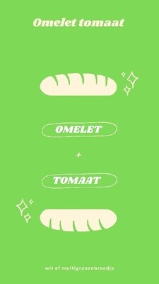 Omelet tomaat