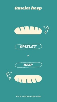 Omelet hesp