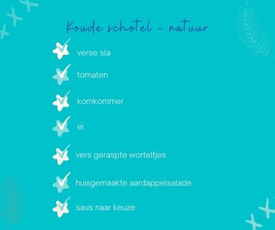 Koude schotel natuur