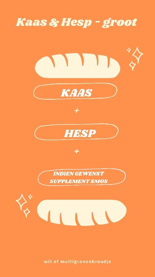 Kaas &amp; Hesp - groot