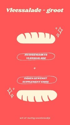 Vleessalade - groot