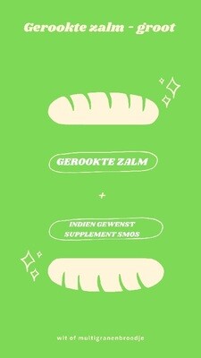 Gerookte zalm - groot