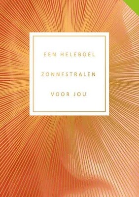 Een heleboel zonnestralen voor jou