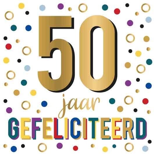 50 jaar Gefeliciteerd