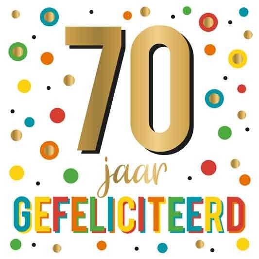 70 jaar Gefeliciteerd