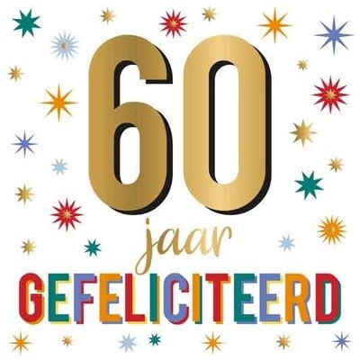 60 jaar Gefeliciteerd