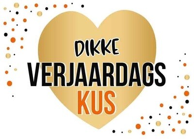 Dikke verjaardagskus