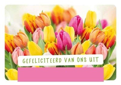 Gefeliciteerd van ons uit Schoten