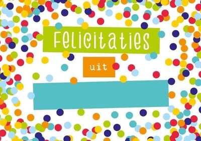 Felicitaties uit Schoten